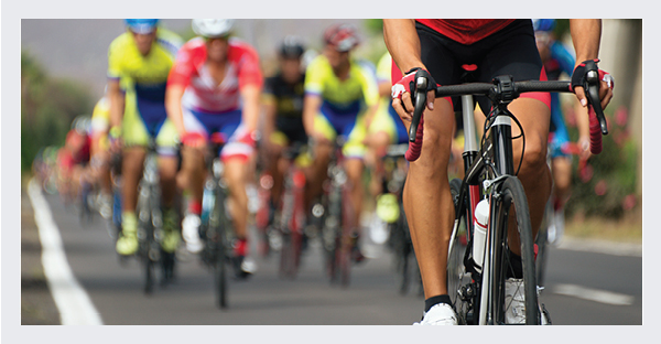 Cyclists are just some athletes who benefit from laser hair removal